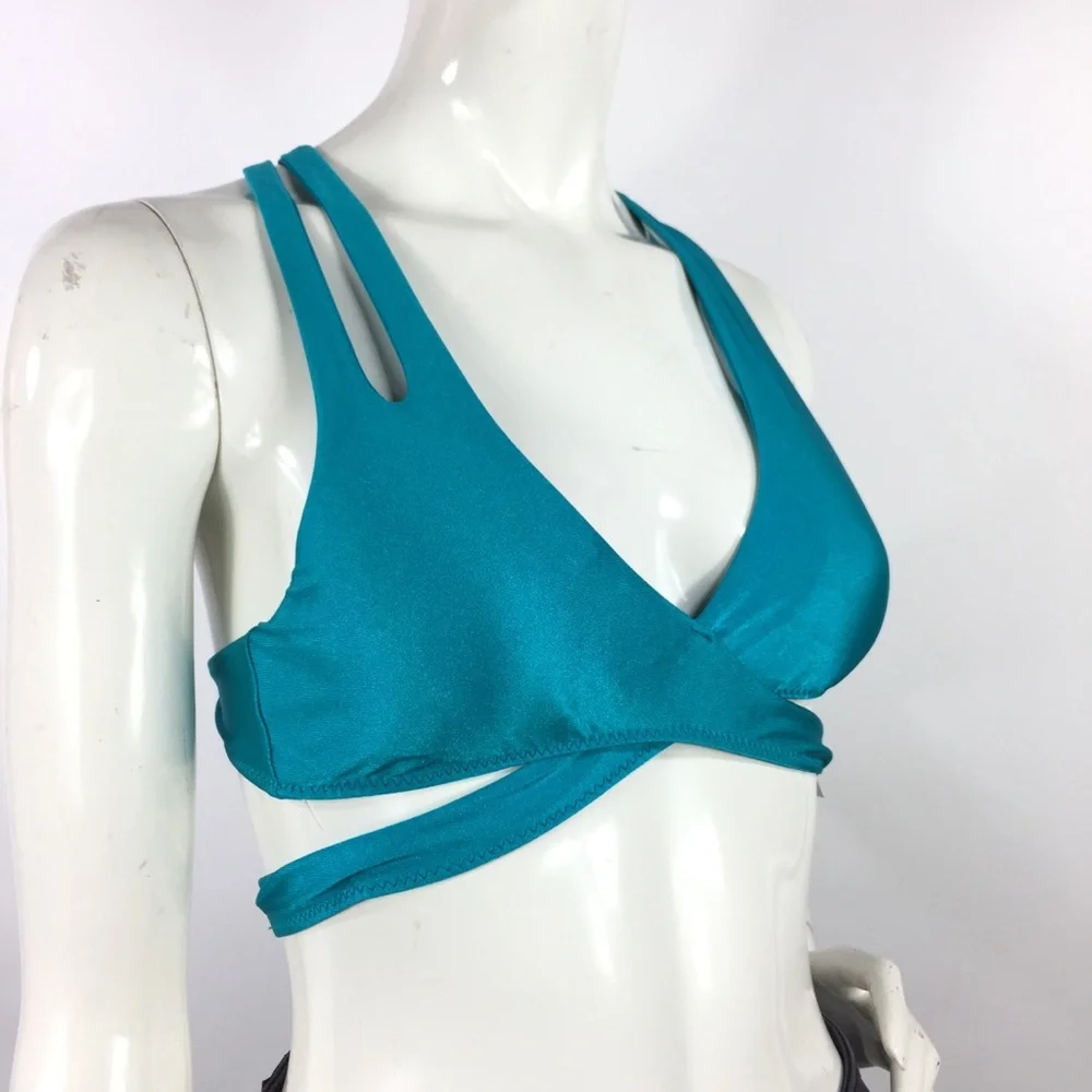 Becca Strappy Lace Up Back Bikini Top - Picture 8 of 15